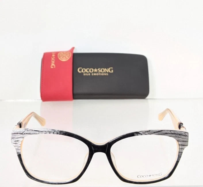 New Authentic COCO SONG Eyeglasses Crystal Trouble Col. 1 55mm CV163