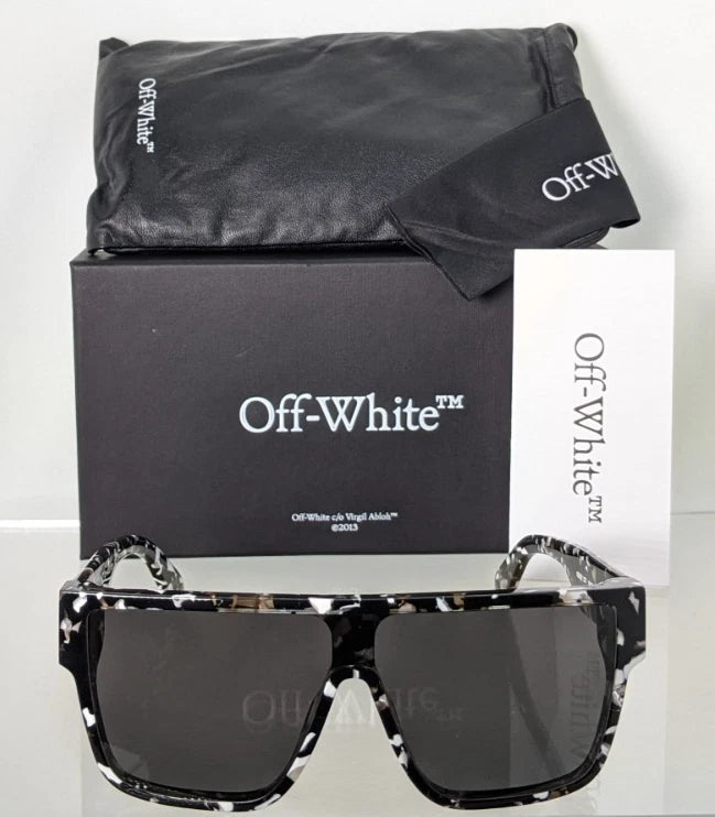 New Authentic OFF WHITE Sunglasses SYRACUSE 1207 Black & White OERI13J