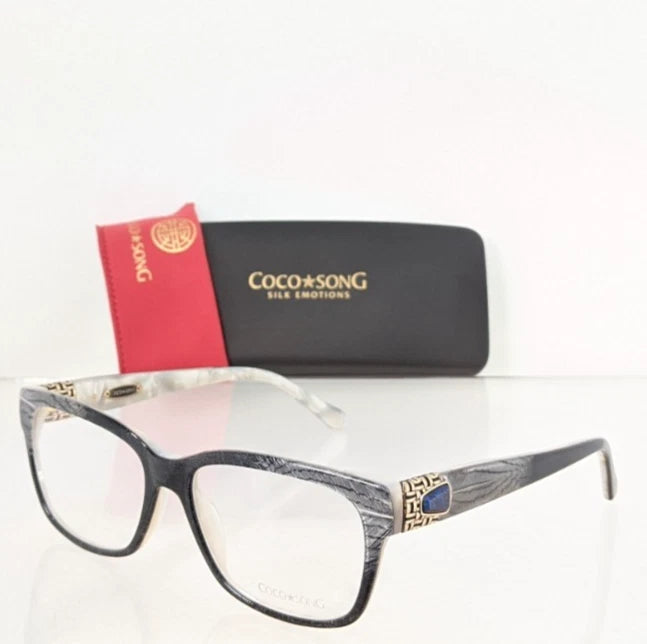 New Authentic COCO SONG Eyeglasses Black Ice Col. 1 54mm CV155