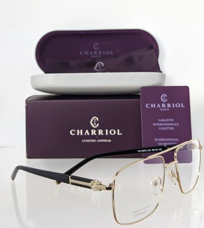 Brand New Authentic Charriol Eyeglasses PC 75075 C01 PC75075 56mm Frame