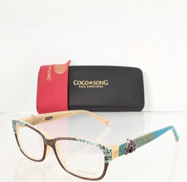 New Authentic COCO SONG Eyeglasses Crazy Red Col. 3 52mm CV109