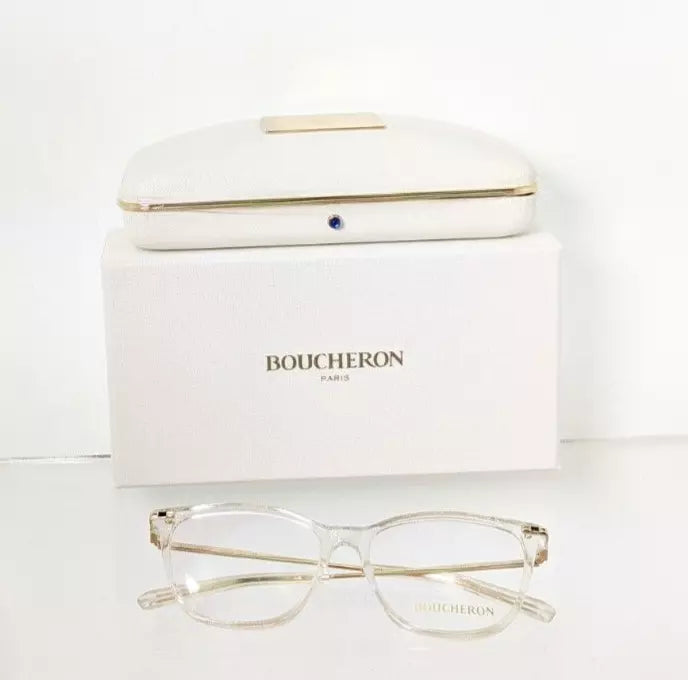 Brand New Authentic Boucheron Eyeglasses BC0037 004 52mm Frame 0037
