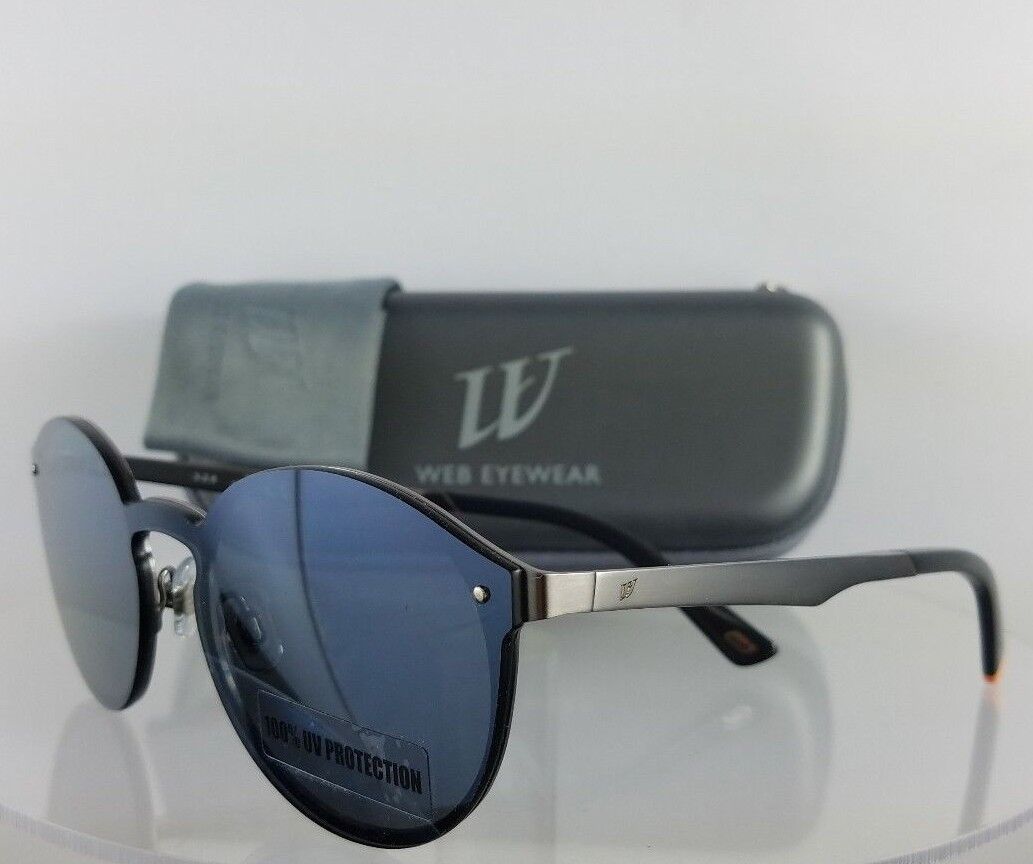 Brand New Authentic Web Sunglasses WE 0203 Col. 09C Silver 134mm Frame 203