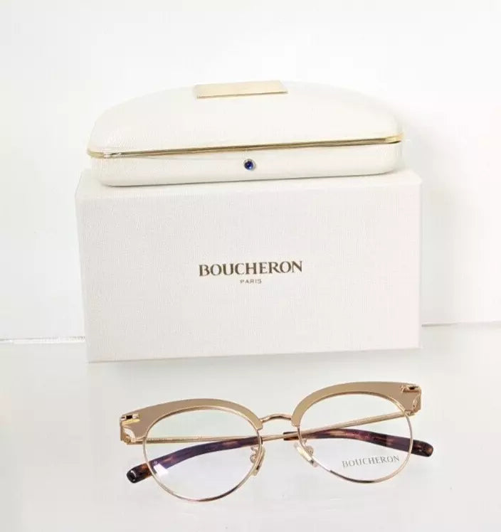 Brand New Authentic Boucheron Eyeglasses BC0040O 002 50mm Frame 0040