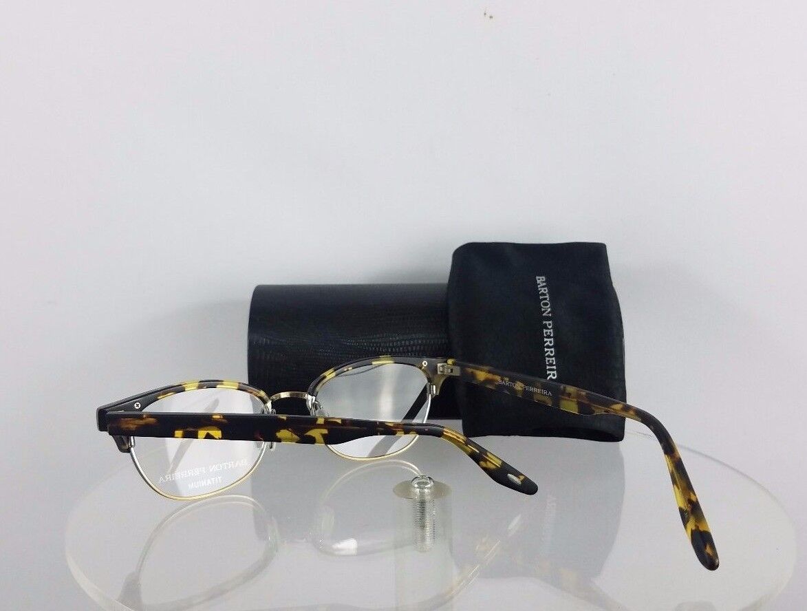 Brand New Authentic Barton Perreira Eyeglasses Estelle Mhc/Ang Tortoise Frame