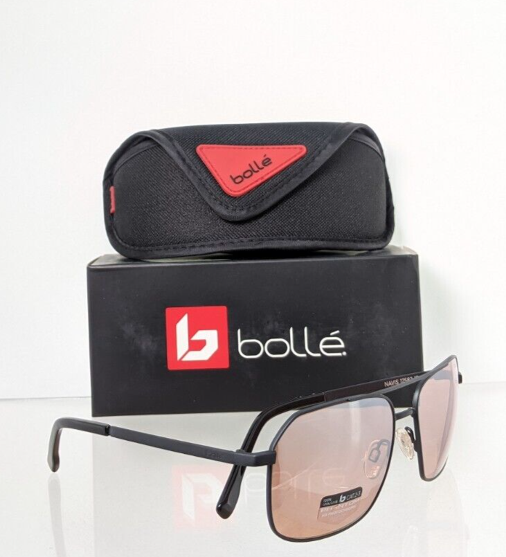 Brand New Authentic Bolle Sunglasses Navis 12582 Black Frame