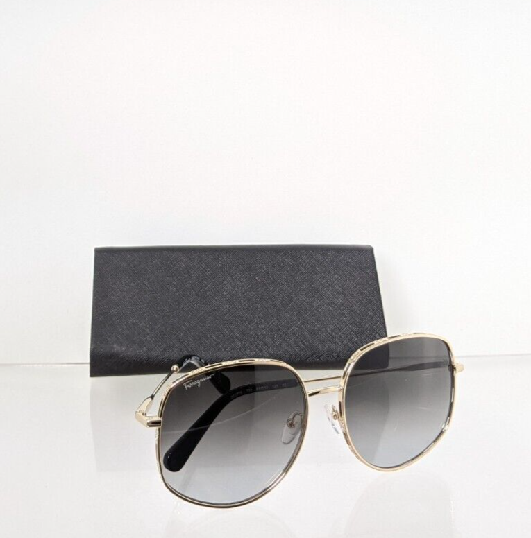 Brand New Authentic Salvatore Ferragamo SF277S 733 Gold 61mm 277 Frame
