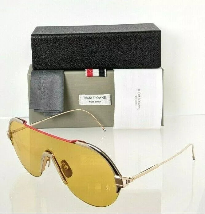 Brand New Authentic Thom Browne Sunglasses TBS 811-144-01 Gold TBS811