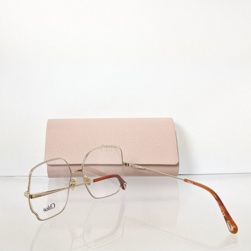 Brand New Authentic Chloe Eyeglasses CE 0096 001 57mm Gold 0096O Frame
