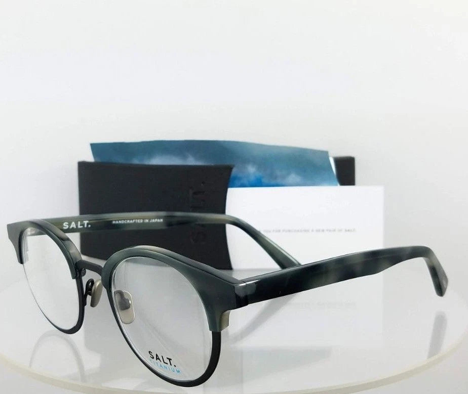 Brand New Authentic Salt Eyeglasses Rumack Dus Grey 46Mm Titanium Frame