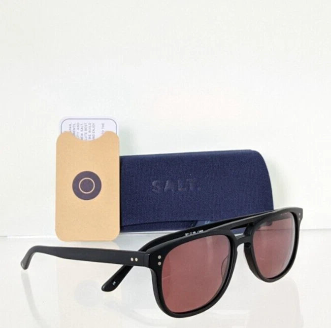 New Authentic Salt Sunglasses VENTURA MBK Polarized Black 57mm Frame