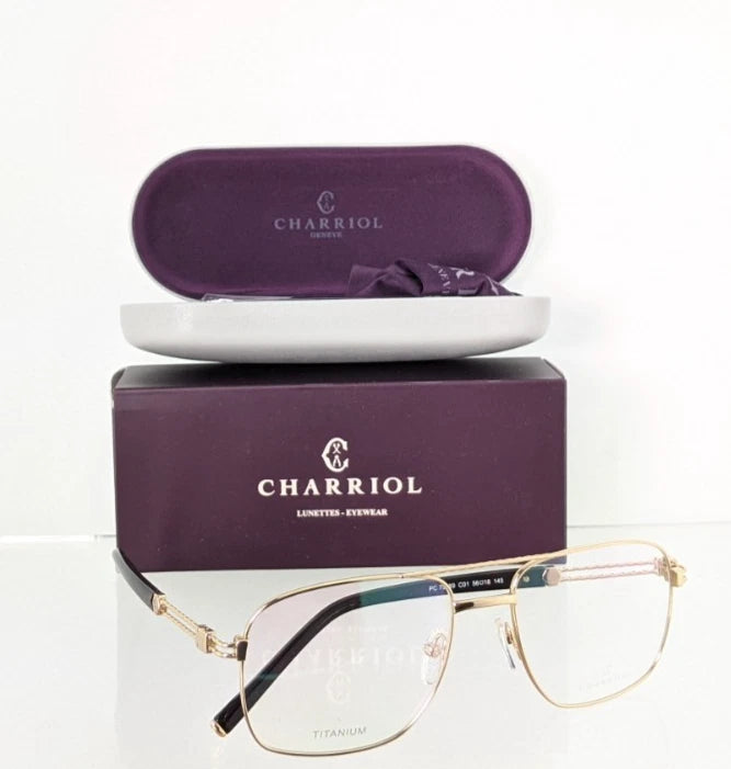 Brand New Authentic Charriol Eyeglasses PC 75089 C01 56mm Frame PC75089