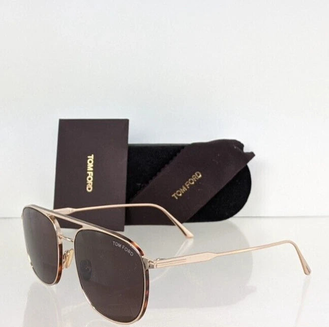 New Authentic Tom Ford Sunglasses FT TF 0827 TF827 28E JAKE Gold Frame