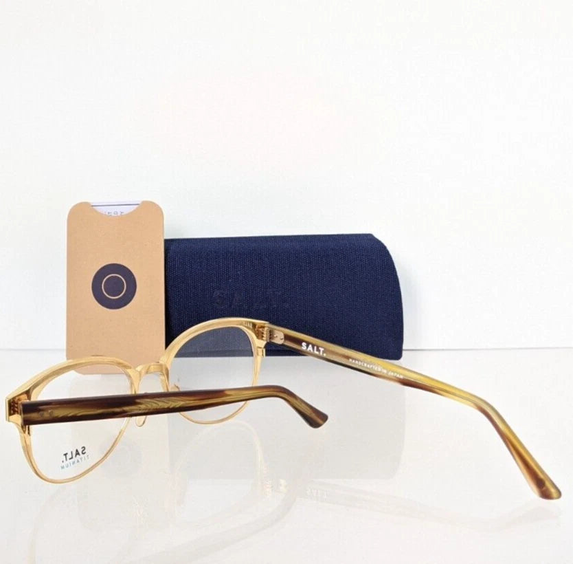 Brand New Authentic SALT Eyeglasses MADISON CPHG 54mm Brown & Gold Frame