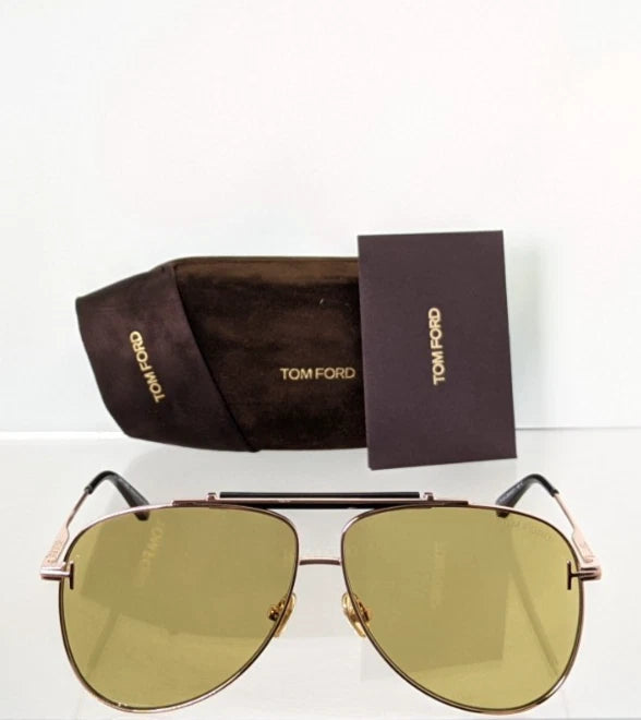 New Authentic Tom Ford Sunglasses TF 1018 28N Brady 60mm FT 1018 Frame