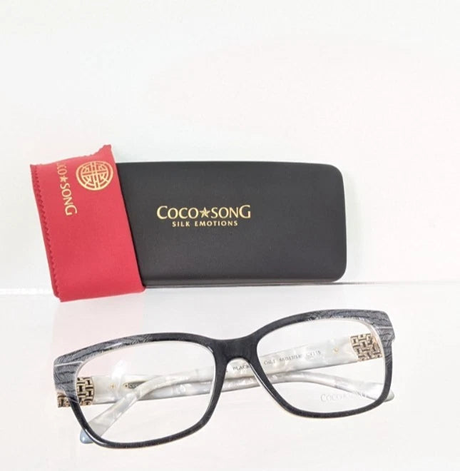New Authentic COCO SONG Eyeglasses Black Ice Col. 1 54mm CV155