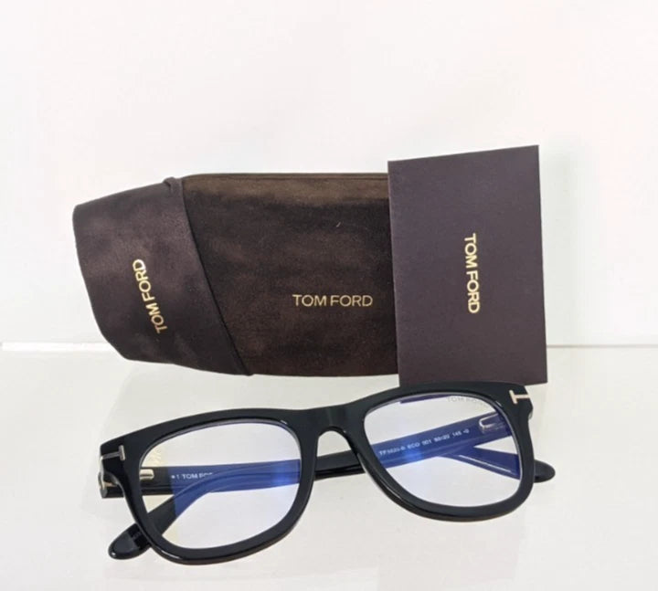 Brand New Authentic Tom Ford TF 5820 Eyeglasses 001 Frame FT 5820-B ECO 50mm