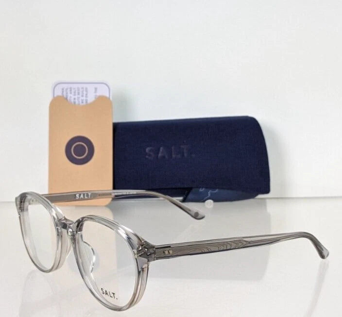 New Authentic SALT Eyeglasses JEFFERSON SG Grey Clear 51mm Frame