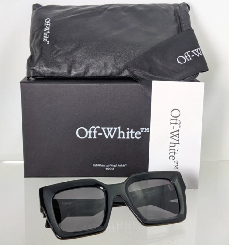 New Authentic OFF WHITE Sunglasses JACKSON 1007 Black OERI 131