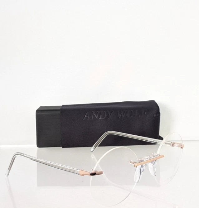 New Authentic Andy Wolf Eyeglasses EPSTEIN Col. c Hand Made Austria 52mm Frame