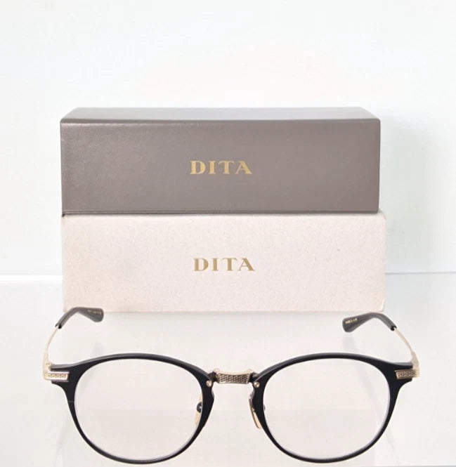 Brand New Authentic Dita Eyeglasses UNITED DRX-2078-A-BLK-GLD-48