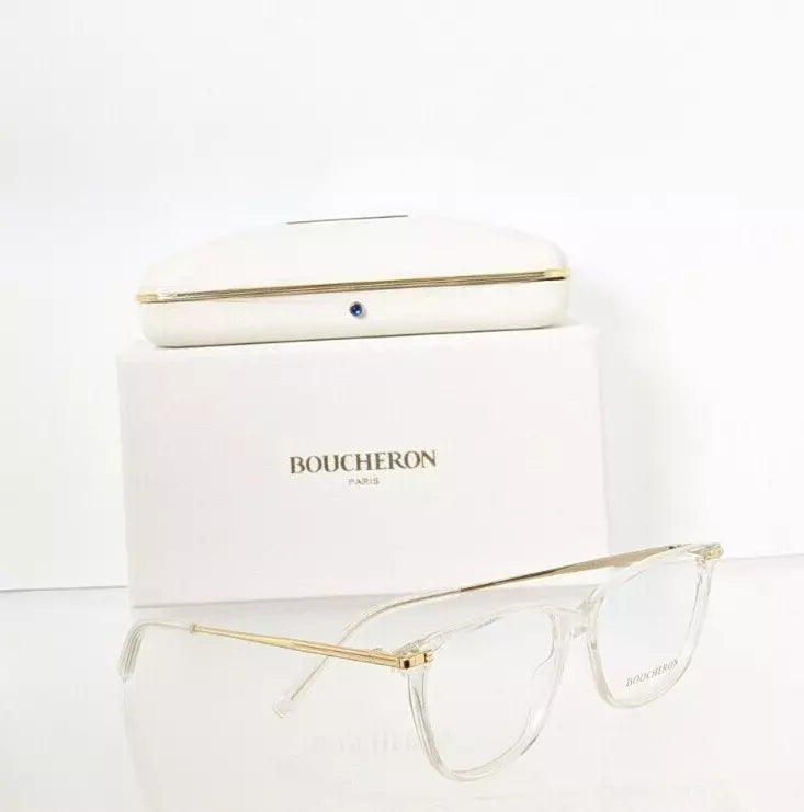 Brand New Authentic Boucheron Eyeglasses BC0037 004 52mm Frame 0037