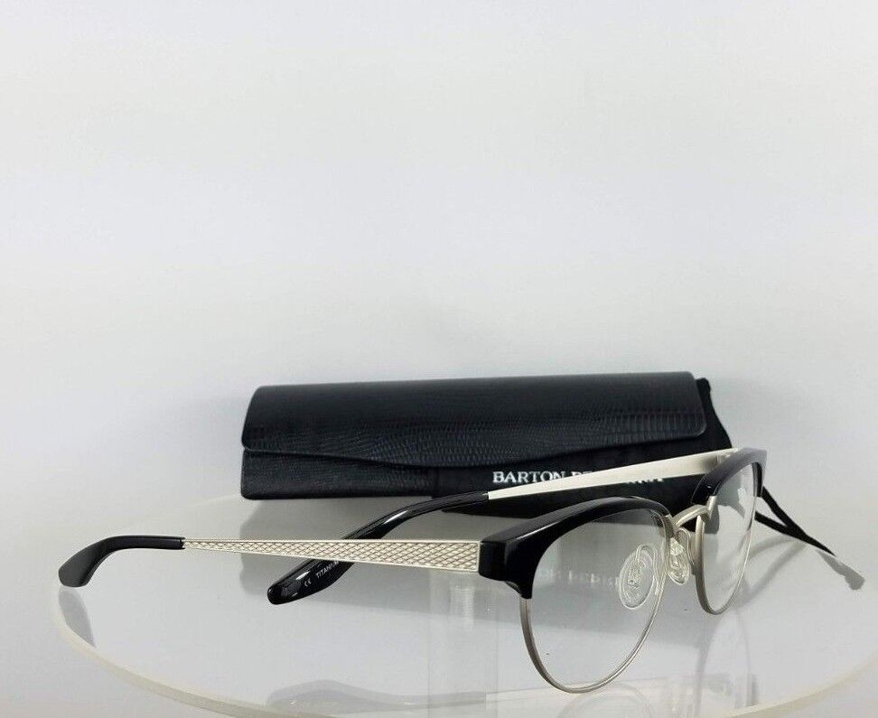 Brand New Authentic Barton Perreira Eyeglasses FILLY BLA/BRS 49mm Frame