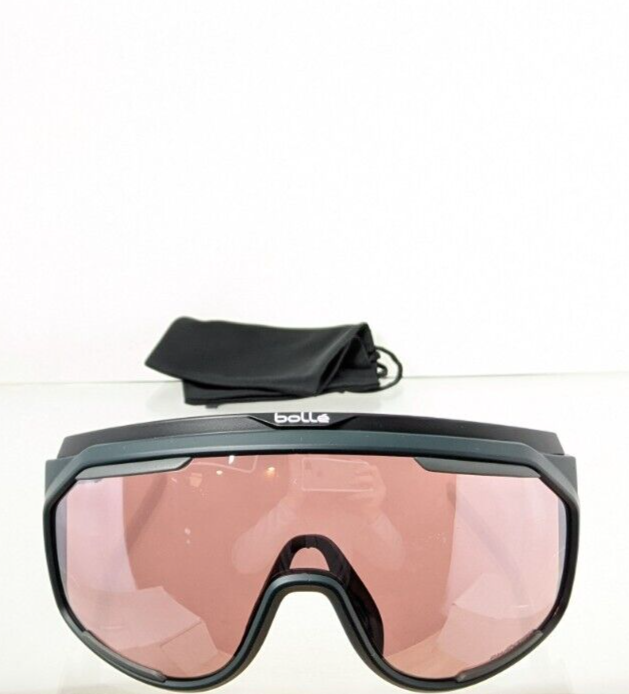 Brand New Authentic Bolle Sunglasses CHRONOSHIELD Matte Forest Black Frame