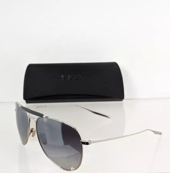 Brand New Authentic Salt Sunglasses Striker TS Silver 59mm Polarized Frame