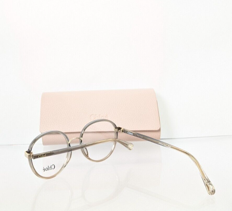 Brand New Authentic Chloe Eyeglasses CE 0033 002 51mm Clear & Gold 0033O Frame