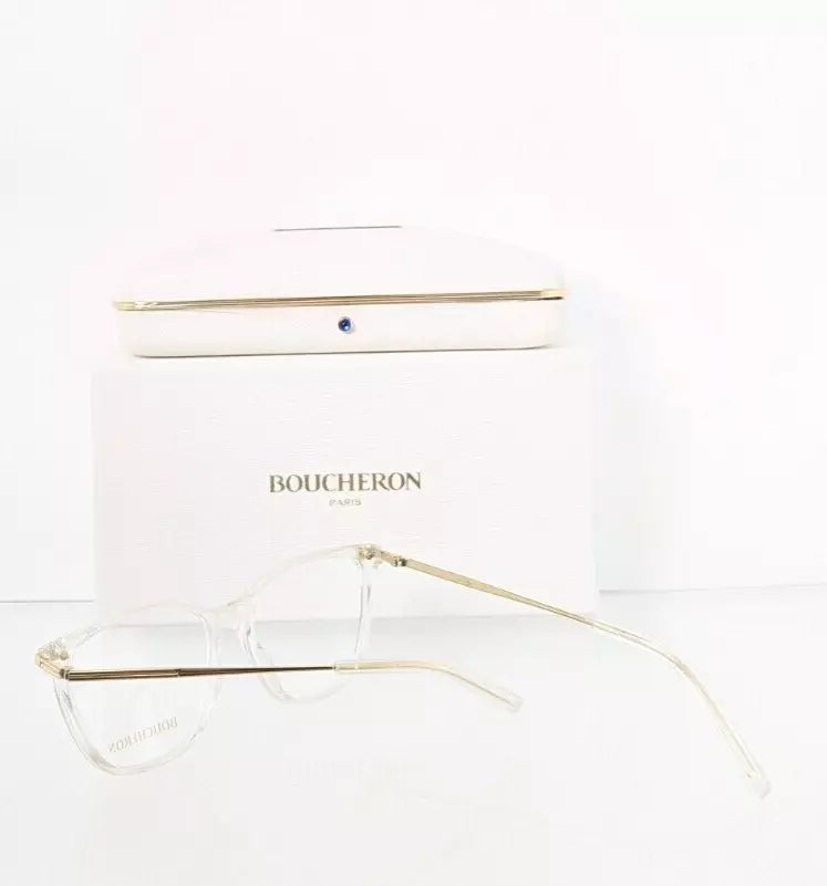 Brand New Authentic Boucheron Eyeglasses BC0037 004 52mm Frame 0037