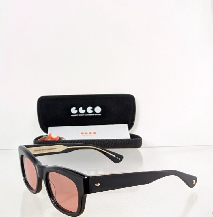 Brand Authentic Garrett Leight Sunglasses WOZ Black 49mm Frame