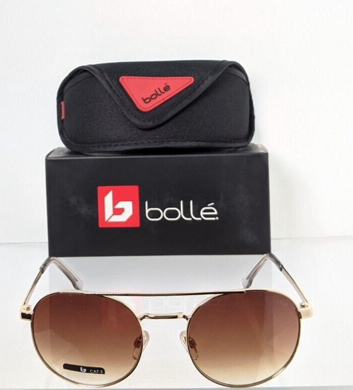 Brand New Authentic Bolle Sunglasses Ova 12586 IB Gold Frame