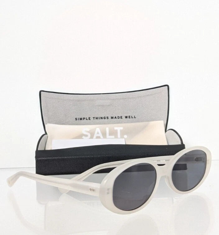New Authentic Salt Sunglasses NADINE MOW Polarized Ivory 52mm Frame