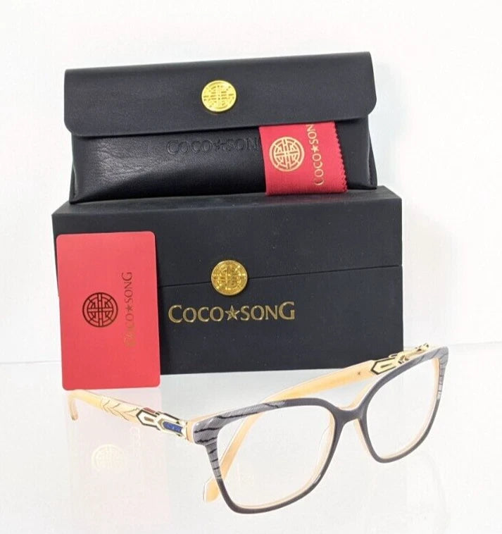 Brand New Authentic COCO SONG Eyeglasses Happy Vibes Col. 1 55mm CV267