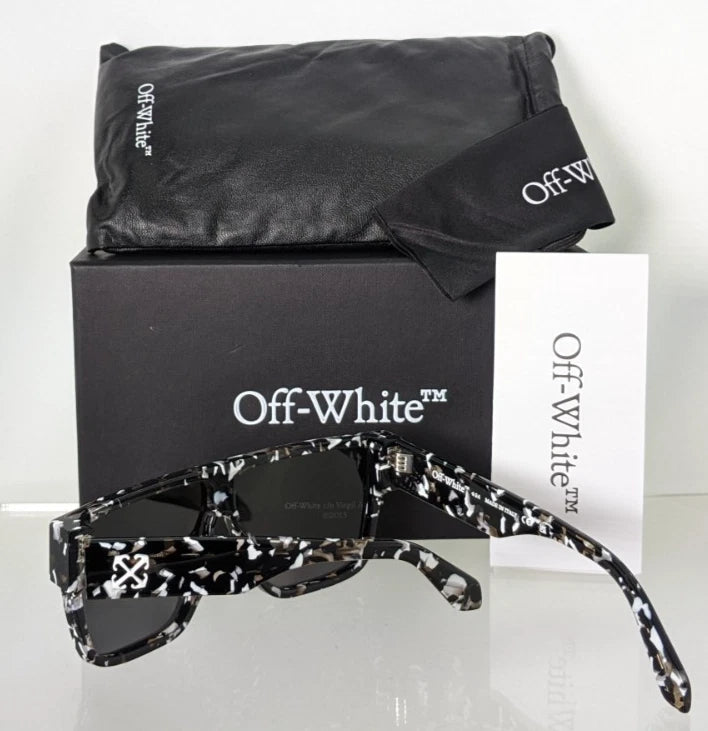 New Authentic OFF WHITE Sunglasses SYRACUSE 1207 Black & White OERI13J