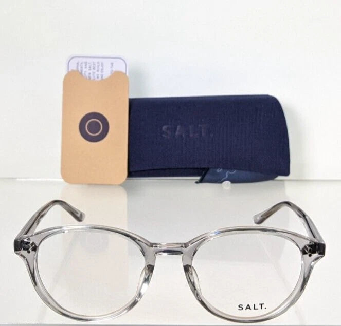 New Authentic SALT Eyeglasses JEFFERSON SG Grey Clear 51mm Frame