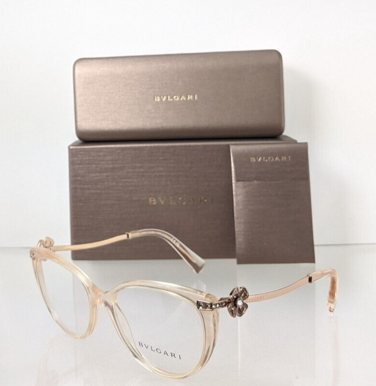 New Authentic Bvlgari BV 4206 - B Eyeglasses Pink 5512 Frame 54mm