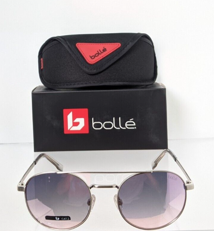 Brand New Authentic Bolle Sunglasses Ova 12590 GZ Silver Frame
