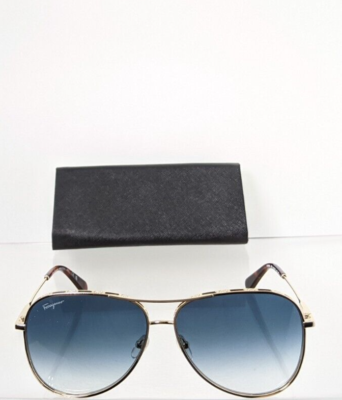 Brand New Authentic Salvatore Ferragamo SF268S 792 Gold 62mm 268 Frame