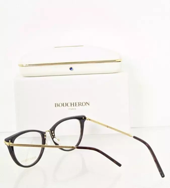 Brand New Authentic Boucheron Eyeglasses BC0026 002 51mm Frame 0026