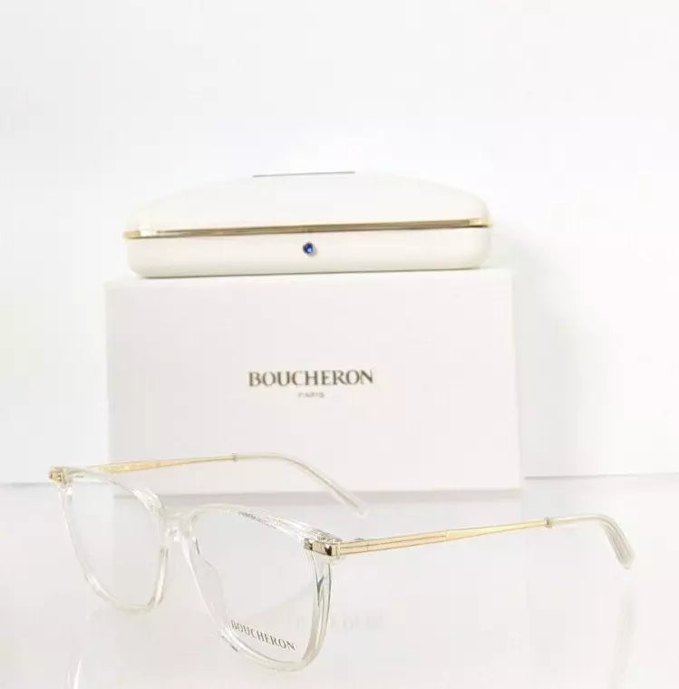 Brand New Authentic Boucheron Eyeglasses BC0037 004 52mm Frame 0037