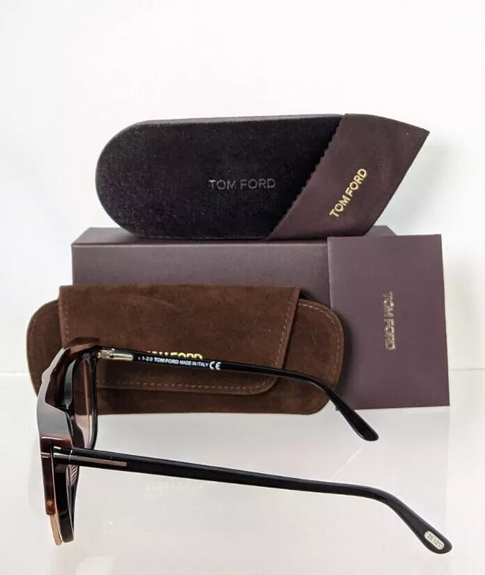 Brand New Authentic Tom Ford TF 5690 Eyeglasses 001 FT 5690-B 55mm with Clip on