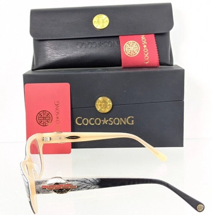 Brand New Authentic COCO SONG Eyeglasses Sunset Horizon Col. 1 55mm CV160