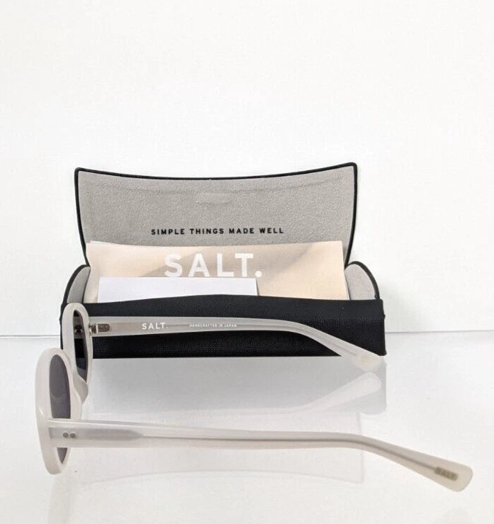 New Authentic Salt Sunglasses NADINE MOW Polarized Ivory 52mm Frame