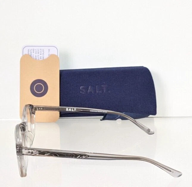 New Authentic SALT Eyeglasses JEFFERSON SG Grey Clear 51mm Frame