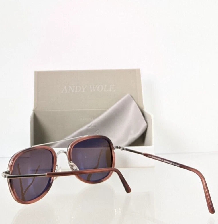 New Authentic Andy Wolf Sunglasses SHOCK Col. D Tortoise 56mm Austria Frame