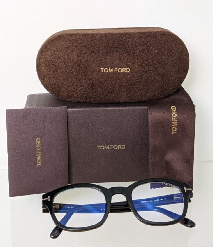 Brand New Authentic Tom Ford TF 5808 Eyeglasses 001 Frame FT 5808-B 49mm Frame