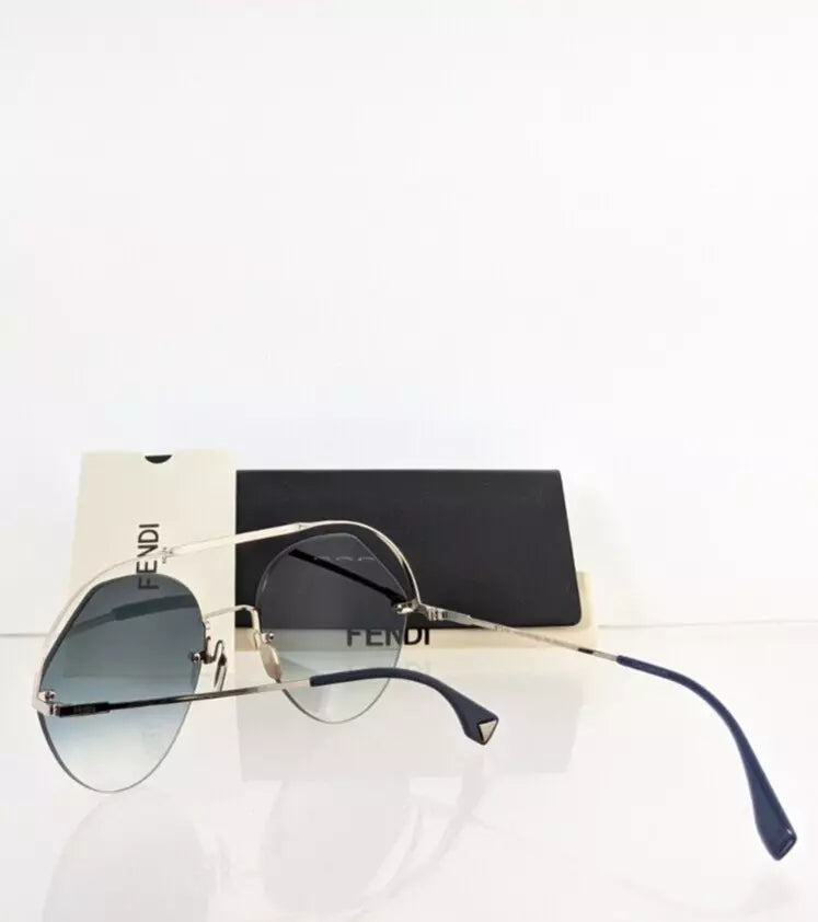 Brand New Authentic Fendi Sunglasses FF 0326/S PJP08 Silver 0326 Frame