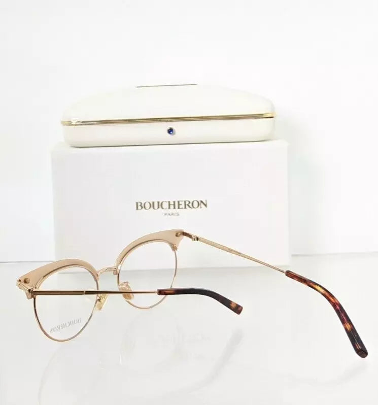 Brand New Authentic Boucheron Eyeglasses BC0040O 002 50mm Frame 0040